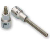 Proxxon Insert à six pans creux HX7 7mm Longueur 100mm Entraînement 12,5mm (1/2")