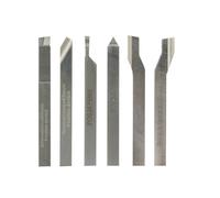 Proxxon Jeu de 6 outils de tournage Proxxon HSS/Co (6 x 6 x 60 mm) pour tour à bois FD1 50/E.