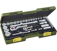 Proxxon Industrial Super-set Jeu de clés à douille en pouces 1/4\ (6.3 mm), 1/2\ (12.5 mm) 65 pièces 23294