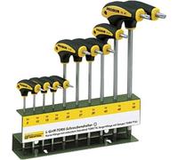 Proxxon Jeu de tournevis à manche en L profil T 10 pièces, tournevis Torx