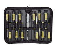 Proxxon Jeu de tournevis Micro-Driver – Fente, Phillips, TORX® intérieur, 6 pans intérieurs