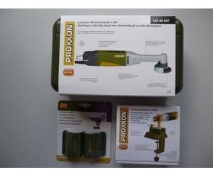 Proxxon Meuleuse d’angle long cou LHW 28547+Support universel UHZ + Support