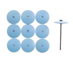 Proxxon Polissoirs élastiques en silicone en forme de lentille, 10 pcs