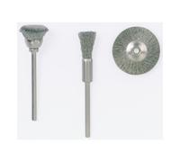 Proxxon Proxxon Brosses à roue, acier inoxydable, Ø 22 mm, 5 pièces + 1 support Quantité:1