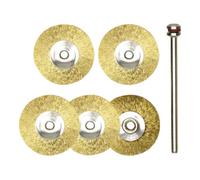 Proxxon Proxxon Brosses à roue, laiton, Ø 22 mm, 5 pièces + 1 support Quantité:1