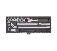 Proxxon Proxxon Jeu de clés à douille et tournevis de précision 1/4", 32 pièces Quantité:1