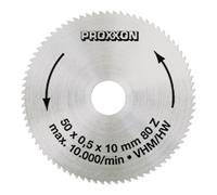 Proxxon Proxxon Lame de scie circulaire, carbure, 50 mm (matériau massif), 80 dents Quantité:1