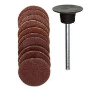 Proxxon Proxxon Plateau en caoutchouc 18 mm avec 5 disques abrasifs grain 120 + 150 chacun Quantité:1