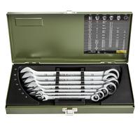 Proxxon Set de 7 Clefs Plates / à Anneaux MicroSpeeder, Version Standard gris universal