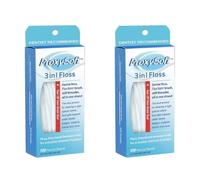 ProxySoft Lot de 2 fils dentaires avec brosse Proxy et enfile-aiguille pour un fil dentaire optimal par rapport au fil dentaire traditionnel