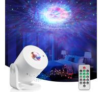 Proyector de Galaxias y Estrellas, Proyector Estrellas Télécommande et Minuterie, Effets Lumineux et Sonores Réglables, Lampe de Nuit pour Enfants et Adultes, Idée Cadeau et Décoration de Chambre