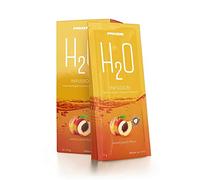 Prozis 12 x H2O Infusion 9 g Pêche veloutée Boisson en Poudre pour l'Hydratation Corporelle - Riche en Vitamine C - Délicieuse, Saine & Excellente Alternative à l'Eau - Sans Sucre