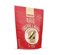 Prozis Avoine Complète Instantanée en Poudre 1 250 g Vanille Céréales Enrichies de Protéines et de Glucides de Haute Qualité - Convient pour les Végétarians et Végans