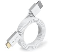 PROZOR Adaptateur Wii vers HDMI 1080P Câble HDMI Intégré 2m Conversion Vidéo et Audio pour Console Wii et Wii U Plug-and-Play