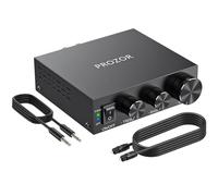 PROZOR Amplificateur Bluetooth 5.0 100W+100W Amplificateur Numérique Professionnel Pilote de Puce TPA3221 Multi-interfaces Connexion Flexible Ajustement Audio Contrôle Précis pour Pièces Salon