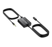 PROZOR Câble Convertisseur 3.5mm vers Optique/SPDIF Adaptateur Audio Analogique/Numérique Pour Ordinateur et Projecteur vers Barre de Son