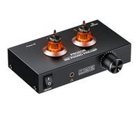 PROZOR Préampli Phono à Tubes Tube Jan GE5654 Réglage Volume Sortie Casque Connexions Dorées pour Platines MM