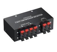 PROZOR Sélecteur Haut-Parleur 2 Zones Boîtier de Commutation Passif 150W RMS Terminaisons à Ressort Contrôle Indépendant