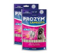 PROZYM Pack 2x15 Lamelles pour Chiens - Soin Dentaire à mâcher - N°1 chez Les vétérinaires - Haleine fraîche - Anti-tartre - Anti-Plaque - Gencives saines - 30 Lamelles (XS)
