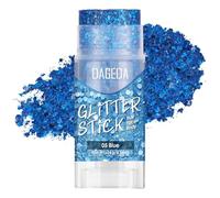 Prreal Blue paillettes visage, holographiques sirène sequins gel paillettes cheveux pour accessoires Rave, chanteur concert paillette corps tenues de carnaval festival pour les femmes maquillage, 05