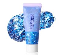 Prreal Body Glitter Gel, Sparkling Holographic Chunky Glitter Makeup,#01