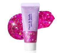 Prreal Body Glitter Gel, Sparkling Holographic Chunky Glitter Makeup,#04
