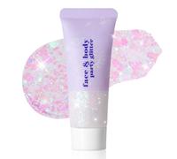 Prreal Body Glitter Gel, Sparkling Holographic Chunky Glitter Makeup,#06