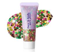 Prreal Body Glitter Gel, Sparkling Holographic Chunky Glitter Makeup,#16