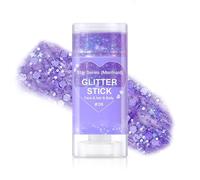 Prreal Body Glitter,Mermaid Sequins Glitter Stick Face Sparkling,Chunky Holographic Hair Gliter,Lips Nails Festival Rave Halloween Makeup, 06 Mermaid