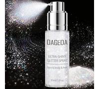 Prreal Dazzle White Body Glitter Spray, 30ML Glitter Hairspray Dry Powder | Face Body Shimmer Makeup, Hair Sparkles for Women Festival Outfits Rave Accessories,DIY Glitters Clothes & Nail Art, 05