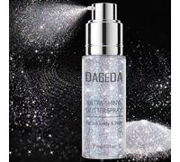 Prreal Glint-Rainbow Body Glitter Spray, 30ML Glitter Hairspray Dry Powder | Face Body Shimmer Makeup, Hair Sparkles for Women Festival Outfits Rave Accessories,DIY Glitters Clothes & Nail Art, 01