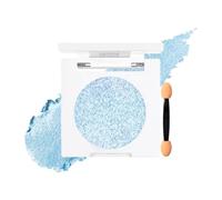 Prreal Glitter Eyeshadow, Shimmering Diamond Eyeshadow Palette | with Brush Applicator, Waterproof Eye Shadows Powder Highlighter Face Makeup Palette#05 Lake Blue