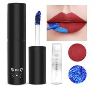 Prreal Lip Stain, Peel Off Lip Stain Lip Tint, Tattoo Color Lip Gloss,Long Lasting Waterproof Liquid Lipstick with Empty Spray Bottle,Non-stick Cup Lip Tint Lip Makeup For Women Girls#Red