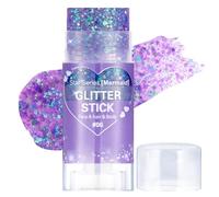 Prreal paillettes visage, Éscintillant gel paillettes cheveux pour accessoires,chanteur concert paillette corps tenues de Halloween carnaval festival Rave pour les femmes maquillage, 06 Mermaid