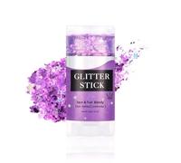 Prreal Paillettes Visage, Gel Paillettes Cheveux Pour Accessoires, Holographiques Sequin Chanteur Concert Paillette Corps Tenues De Maquillage Carnaval Festival Rave Pour Les Femmes, Lavender Purple