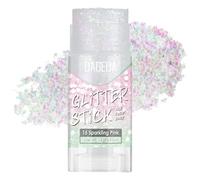 Prreal Paillettes Visage, Holographiques Sequins Gel Paillettes Cheveux | Pour Accessoires Rave, Chanteur Concert Paillette Corps Tenues De Carnaval Festival Les Femmes Maquillage, 15 Sparkling Pink