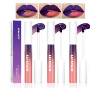 Prreal Peel Off Lip Tint Stain 3PCS, Lip Stain Peel Off Tattoo, Waterproof Transfer Proof Long Lasting Lip Stain Tint Lip Gross, Highly Pigmented Matte Finish Lipstick