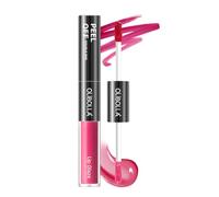 Prreal Rouge à lèvres 2 en 1 à double extrémité Peel Off et gloss à lèvres - Imperméable - Rouge à lèvres hydratant - Longue durée - Huile nourrissante pour les lèvres - 01