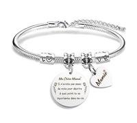 Prrivnix Cadeau Mamie Bracelet Cadeau Anniversaire Mamie cadeau Pour Mamie Anniversaire Cadeaux Grand Mere anniversaire Cadeaux Fete Des mamies Noel