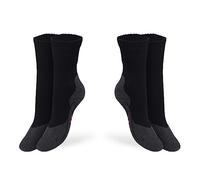 PRS Chaussettes Randonnée Femme Respirantes Anti Ampoules - Chaussettes Running Femme Idéales pour Marche, Montagne, Chasse, Trail et Activités de Plein Air - Lot de 2 Paires (Nero, 35-40)