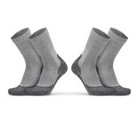 PRS Calze Trekking Chaussettes, Gris, 43-46 Homme