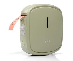 PRT Etiqueteuse Bluetooth, Mini Imprimante Etiquette Portable Machine a Etiquette Connexion avec Compatible avec iOS et Android, Label Maker pour la Maison, la Bure au, la école, Vert