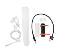 Prterver 4 Go USB MP3 Player éTanche Natation PlongéE PlongéE Surf Noir Casque FM Radio