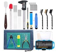 Prterver 42 PièCes Trousse D'Outils d'impression 3D Comprend L'Outil Debur,Outil Nettoyage et de Retrait avec Sac Rangement,Outils pour Imprimante 3D, Finition et Impression 3D