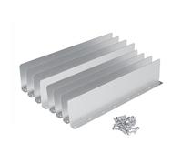 Prterver 8 Pièces Protection Contre les Éclaboussures de Gouttière de Gouttière pour le Coin de Toit de Inverseur de Pluie de Toit Protection Contre les Éclaboussures de Gouttière