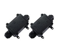 Prterver Boîte de Jonction Imperméable avec Bornier Intégré pour les Connexions de Câbles Extérieures