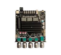 Prterver Carte Amplificatrice Bluetooth -ST21 2.1 Canaux 100W + 100W + 200W pour Caisson de Basse TPA3221, Module Amplificateur de Puissance Numérique, Facile à Utiliser