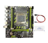 Prterver Carte Mère de Bureau X79G DDR3 LGA2011 4 Emplacements de Mémoire DDR3 Prise en Charge RECC Interface PCI-E X16 Slot de Stockage SATA3.0 M.2 NVME Chipset Gaming X79 pour Serveur PC