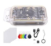 Prterver Chameleon V3.0 Émulateur de Lecteur de Puce RFID Intelligent + 6XUID Porte-Clés / 5XCUID Carte 125K 13,56 MHz ID IC Tag Copieur Fonction de Copie NFC Lecture Écriture
