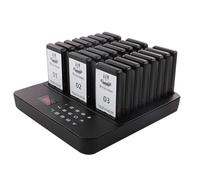 Prterver de Restauration sans de Restauration 24 Comesters Buzzer Pager Receiver Calling System pour Bar Cafe Court Food Food Shop Wireless Calling & Buzzer Receiver for Food Trucks, F